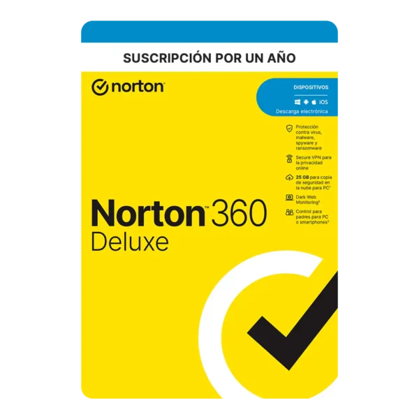 Norton 360 de Deluxe Promoción 5PC