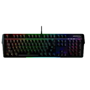 Teclado mecánico para gaming en rojo HyperX Alloy MKW100